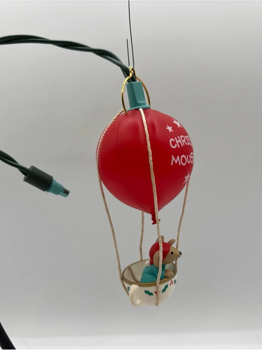 Hallmark Keepsake Ornament 1993 Vintage Chris Mouse Flight 9th In Mouse Series